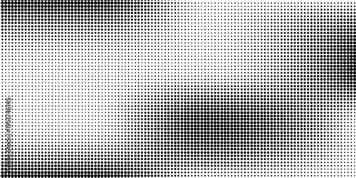 Grunge halftone gradient background. Faded grit noise texture. White and black sand wallpaper. Retro pixelated backdrop. Anime or manga style comic overlay. Vector graphic design textured template