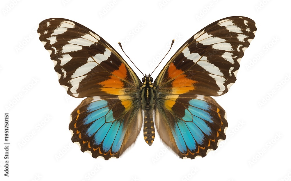 Obraz premium butterfly on white background