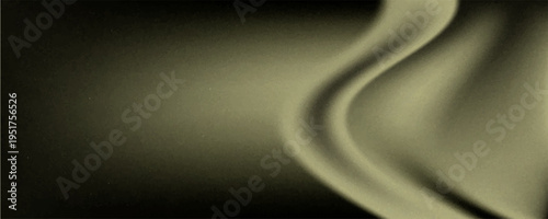 Khaki green brown silk satin. Gradient. Olive color. Еlegant abstract background for design, text. Light dark shade. Matte, shimmer. Curtain. Drapery. Fabric, cloth texture. Army military.