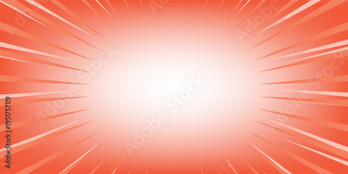 Light red sunburst pattern background. Abstract sun rays flare background. Bright comic sunburst effect background for templates, sales banners, events, ads, web, and much more.