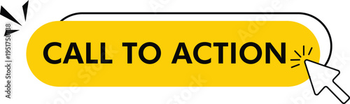 Call to action vector design clipart isolated on background.	
