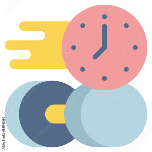 dumbbell exercise gym body weight muscle time flat style icon