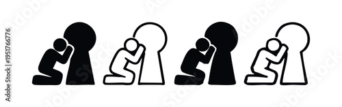 Person Holding Up Star Icon Set for Achievement, Success, and Winner Recognition