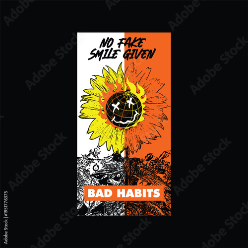 no fake smile given street style vintage fashion