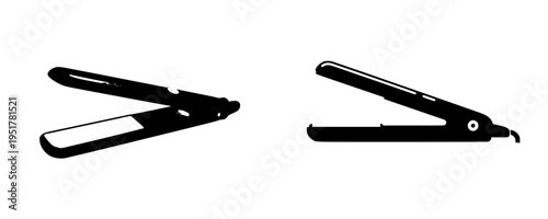 Futuristic Flat Iron - A Modern Hair Straightener with LCD Display and LED Indicators for Temperature Control and Safety