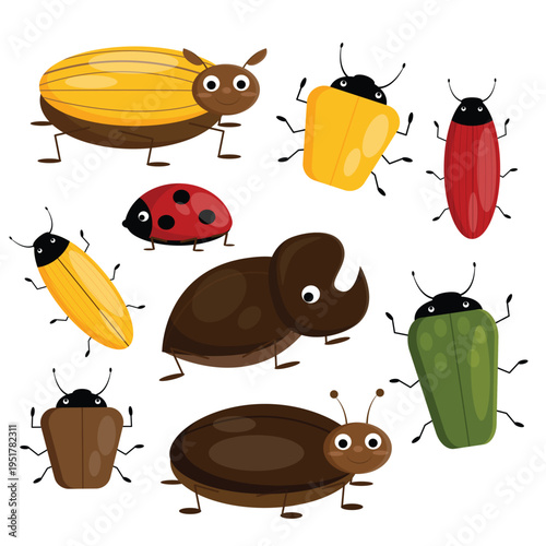 set of insects