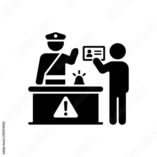 Identity Fraud and Forgery Icon