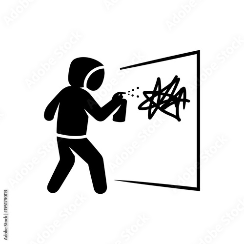 Vandalism Spray Paint Icon