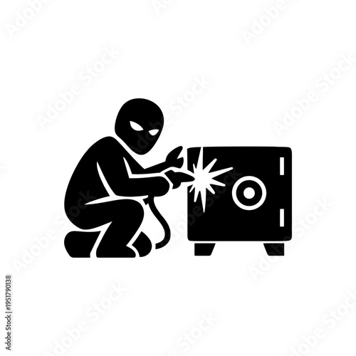 Safe Cracker Robbery Icon
