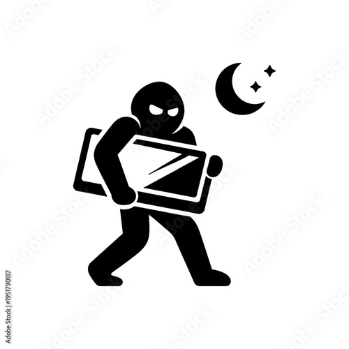 Midnight Residential Burglary Icon