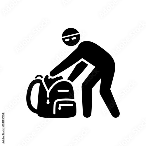 Stealthy Backpack Theft Icon