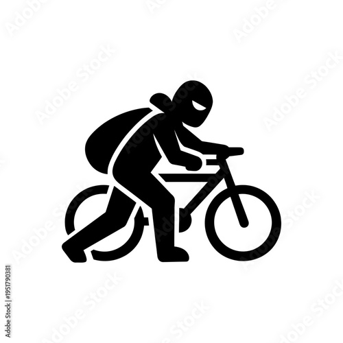 Bicycle Theft and Larceny Icon