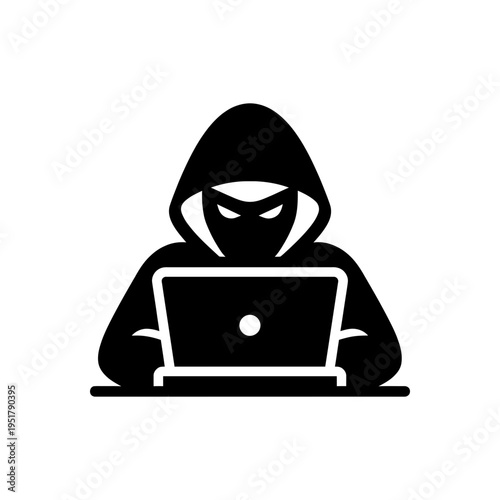 Cyber Crime Hacker Icon