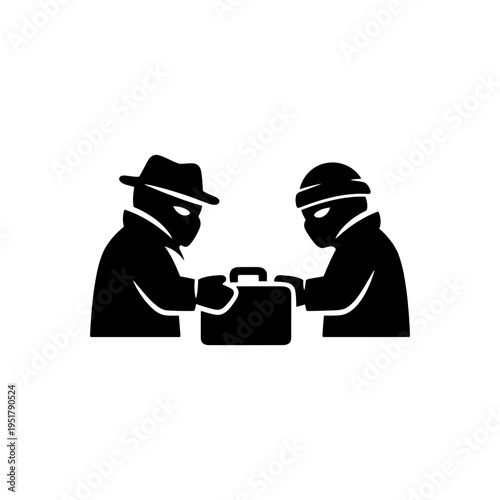 Suspicious Illicit Trade Deal Icon