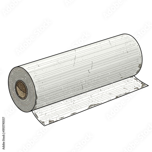 Roll of insulating material, insulation, construction, building materials, rolled up