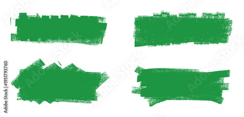 Banner Label Crayon Strokes Background Vector Set