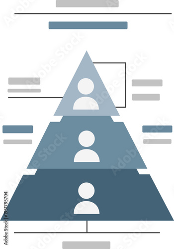 Business Pyramid Hierarchy