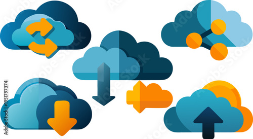 Cloud Technology Icon Set