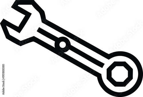 Durable Combination Spanner Wrench Tool for Automotive and Mechanical Fastening Operations