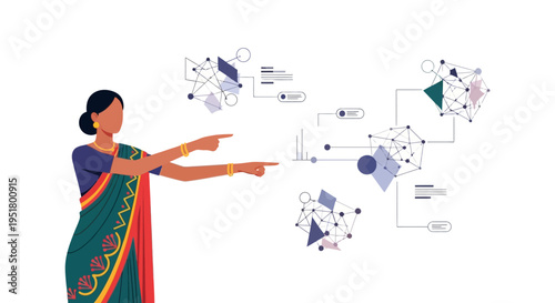 Visionary executive navigating organizational complexity and creative strategy in a modern business ecosystem