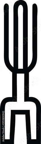 Essential handheld gardening tool for cultivating soil and maintaining outdoor plant life