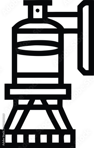 Essential Household Water Heater Appliance Icon Providing Warm Water for Everyday Use