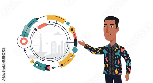 Strategic Business Executive Presenting Data-Driven Growth Opportunities in the Southeast Asian Tech Sector