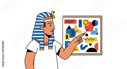 Visionary Business Strategist Merging Ancient Wisdom with Modern Data Visualization for B2B Marketing Success