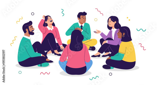 Inclusive corporate culture and collaborative brainstorming session for diverse cross-functional teams in creative B2B agencies