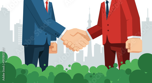 Strategic B2B Partnership and Executive Merger Facilitating Sustainable Urban Growth in a Modern Global Economy