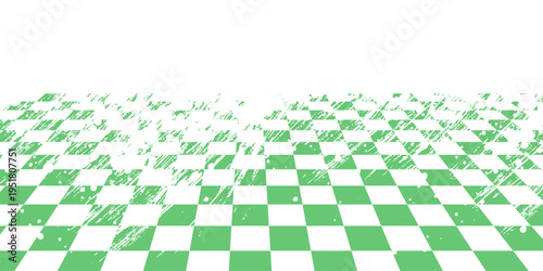 Green white checkered seamless background. Green white graphic resource checkered pattern vector ilustartion. Eps 10