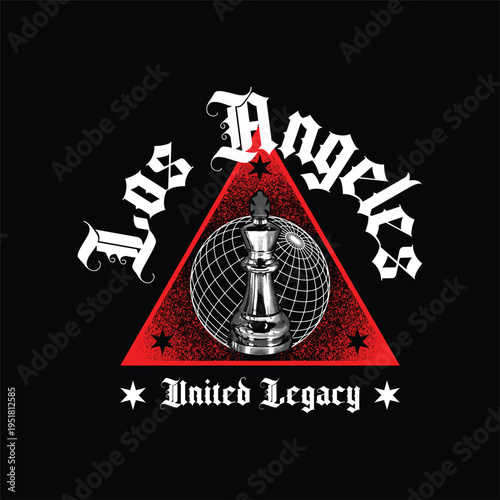 los angeles united legacy simple vintage fashion