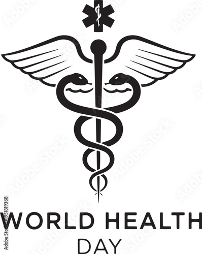 World health day logo design