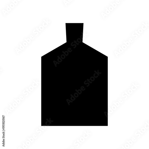 Bottle black silhouette icon
