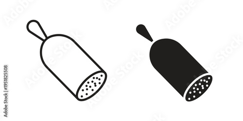 Sausage salami icon. Black and White Vector Illustrations. line icon vector pictogram
