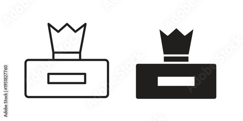 Wipes. Black and White Vector Illustrations. line icon vector pictogramicon. Black and White Vector Illustrations. line icon vector pictogram