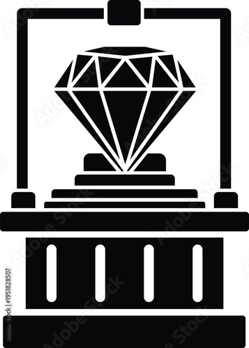 Volcano erupting icon outline