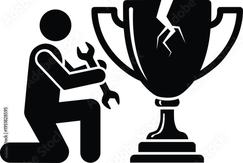 Broken heart with bandage