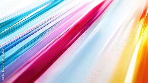 Abstract Colorful Streaks of Light and Color Creating a Vibrant Gradient Background
