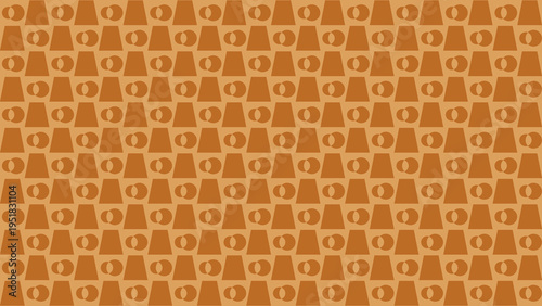 Retro Atomic Age Geometric Pattern vector illustration