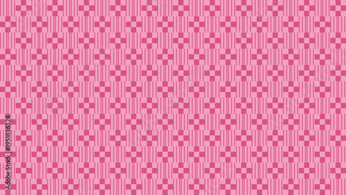 Pink Pixel Pattern Background vector illustration