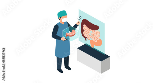 Dentist Examining Patient with Dental Tools.