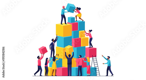 Diverse cross-functional team collaborating to build a scalable business framework and strategic foundation for growth