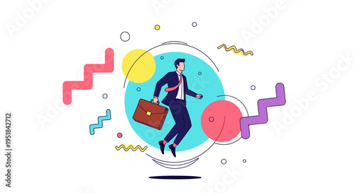 Agile Business Executive Navigating Market Volatility with Strategic Momentum and Creative Innovation