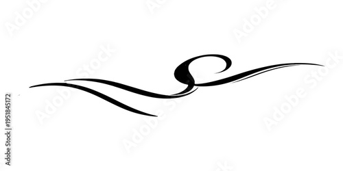 A stylized snake tattoo vector illustration featuring an artistic chain and smoke design as a nature symbol for art backgrounds