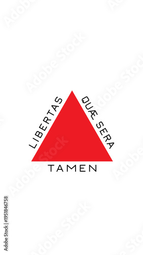 Minas Gerais Vertical Flag Vector Banner Design