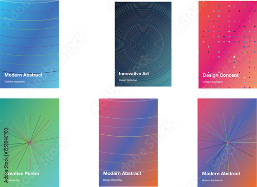 Colorful modern abstract concepts for creative projects inspiration