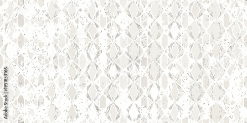 A seamless geometric pattern with distressed diamond shaped motifs