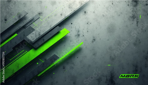 A futuristic green tunnel abstract motion background loop featuring a digital blue tech pattern and data lines for a modern business computer wallpaper illustration