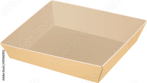 Cartoon lunch box. vector illustration